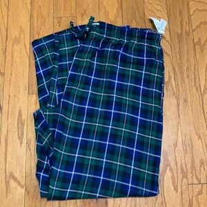 NWT Saddlebred flannel pajama lounge pants, Men’s L